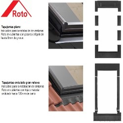 Ventanas de tejado Roto R75 proyectantes