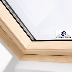 Ventana VELUX proyectante GPL 3070 madera y vidrio laminado seguridad