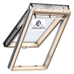 Ventana VELUX proyectante GPL 3070 madera y vidrio laminado seguridad