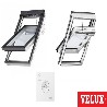 Ventana VELUX giratoria GGL Integra® 206821 pintada blanca y vidrio aislamiento térmico