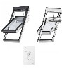 Ventana VELUX giratoria GGL Integra® 206821 pintada blanca y vidrio aislamiento térmico