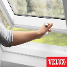 Ventana VELUX proyectante GPU 0068 poliuretano blanco con vidrio máximo aislamiento