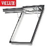 Ventana VELUX proyectante  eléctrica GPU 007021 poliuretano blanco y vidrio laminado seguridad