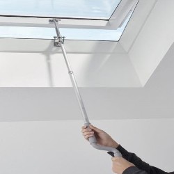 VELUX ventana manual cúpula acrílica cubierta plana