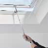 VELUX ventana manual cúpula acrílica cubierta plana