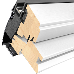 VELUX ventana giratoria GGL 2070 blancas y vidrio laminado seguridad