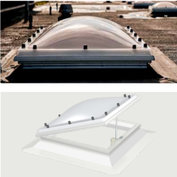 VELUX Claraboya base eléctrica 15 cm