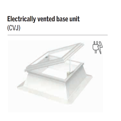 VELUX Claraboya base eléctrica 30 cm