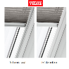 Cortinas plisadas VELUX  manual color estándar