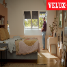 VELUX  3en1 ventana proyectante manual GPLS 2070 pintada blanca.