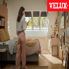 VELUX  3en1 ventana proyectante manual GPLS 2070 pintada blanca.