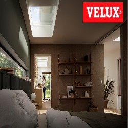 Cortinas VELUX oscurecimiento cubierta plana vidrio