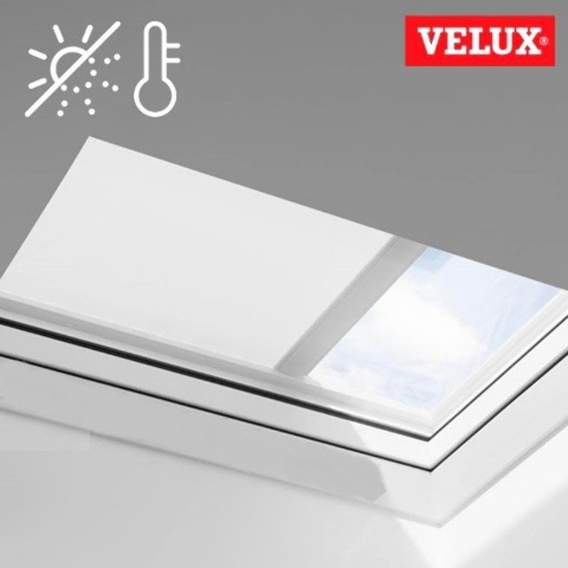 Toldo VELUX  cubierta plana vidrio