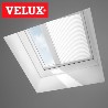 Cortinas VELUX plisadas cubierta plana acrílica