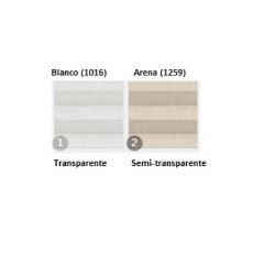 Cortinas VELUX plisadas cubierta plana acrílica