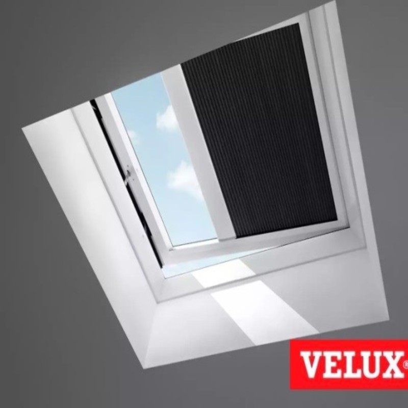 Cortinas VELUX oscurecimiento solar cubierta plana acrílica