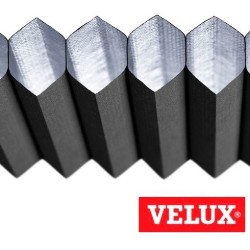 Cortinas VELUX oscurecimiento eléctrica cubierta plana acrílica