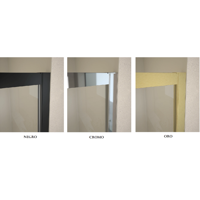 Mampara de ducha frontal corredera ST Positano. Oferta mamparas duchas