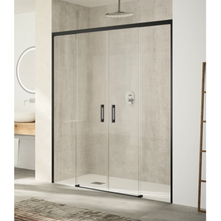 Mampara de ducha frontal corredera ST Positano. Oferta mamparas duchas