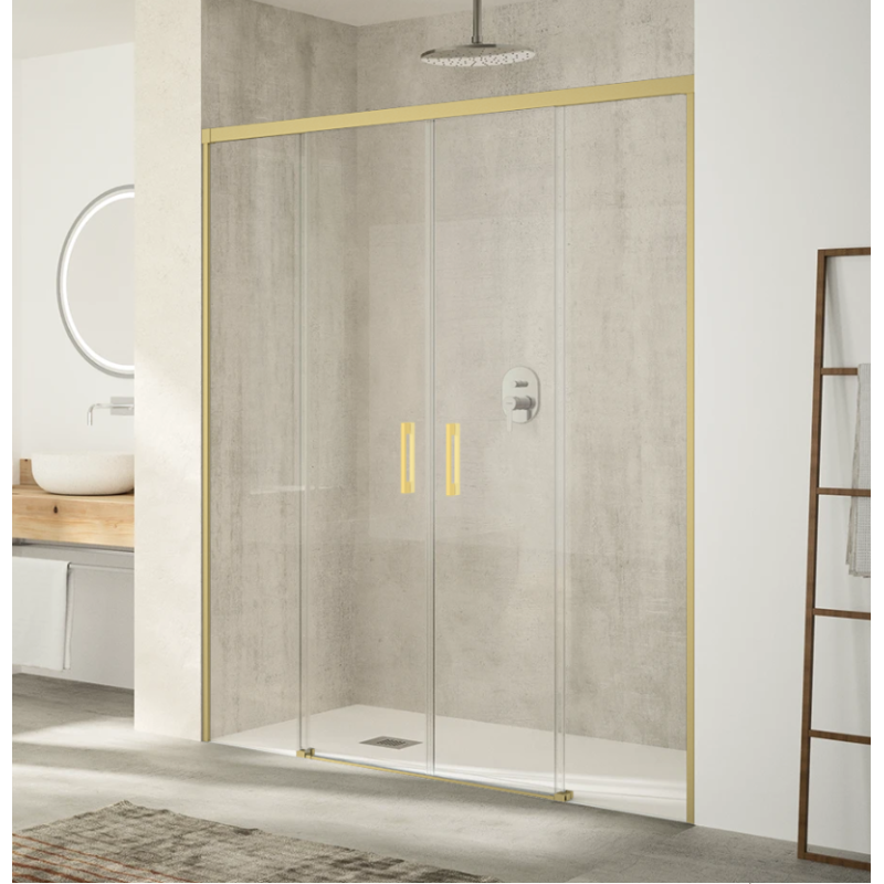 Mampara de ducha frontal corredera ST Positano. Oferta mamparas duchas
