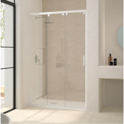 Mampara de ducha frontal corredera ST Mérida. Oferta mamparas duchas