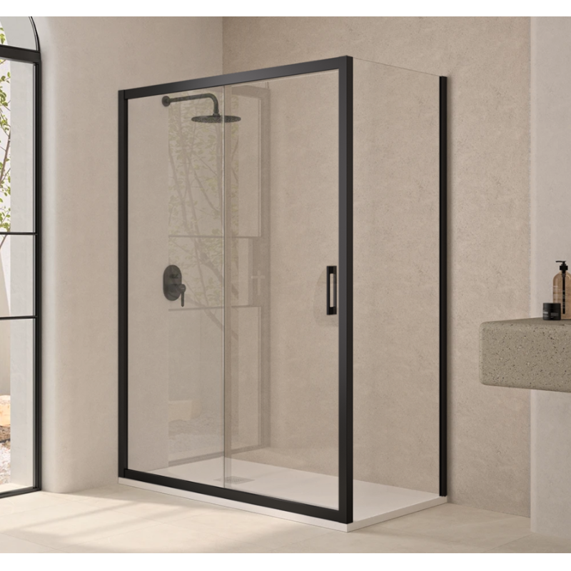 Mampara de ducha corredera con lateral fijo ST Edimburgo. Oferta mampara