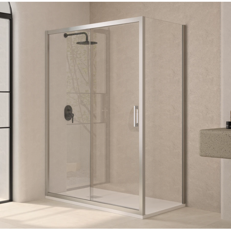 Mampara de ducha corredera con lateral fijo ST Edimburgo. Oferta mampara