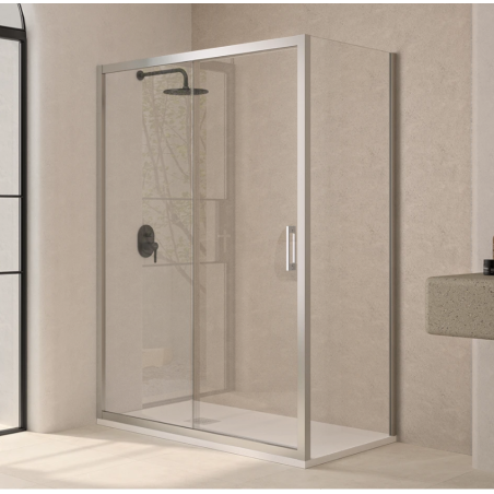 Mampara de ducha corredera con lateral fijo ST Edimburgo. Oferta mampara
