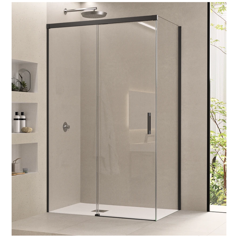 Mampara de ducha angular corredera ST Mesina. Oferta mampara de ducha