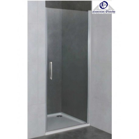 Mampara de ducha Open puerta abatible transparente