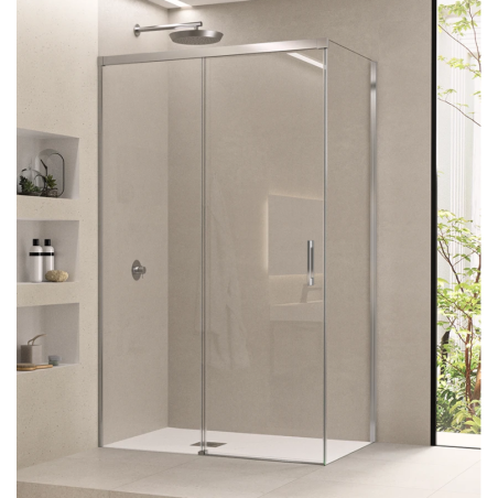 Mampara de ducha angular corredera ST Mesina. Oferta mampara de ducha