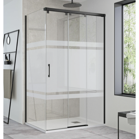 Mampara de ducha angular corredera ST Tovar. Oferta mamparas duchas