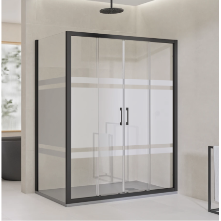 Mampara de ducha angular corredera ST Garona. Ofertas mamparas duchas