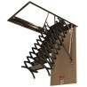 Escalera escamoteable tijera metalica ZX. Escaleras interiores baratas