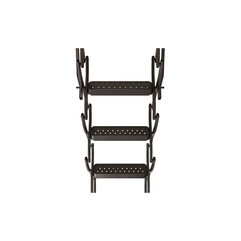 Escalera escamoteable tijera metalica ZX. Escaleras interiores baratas