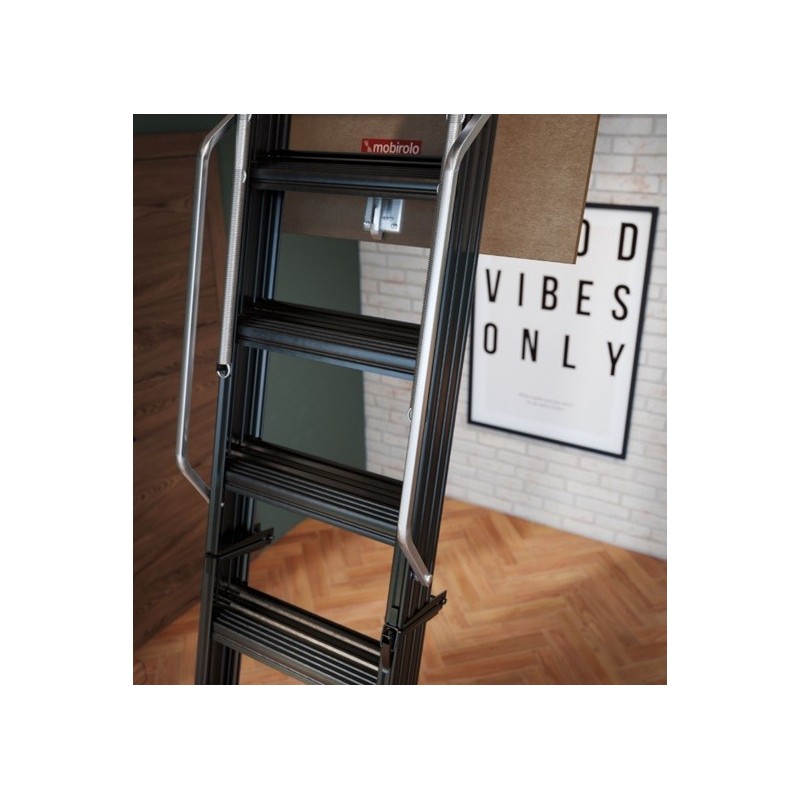 Escalera Escamoteable metalica PK4. Escalera plegable techo barata