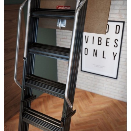 Escalera Escamoteable metalica PK4. Escalera plegable techo barata