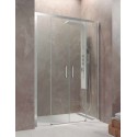 Mampara de ducha corredera Aktual Spazio vidrio transparente