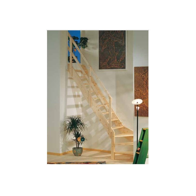 Escaleras madera Maydisa modelo Madrid. Ofertas escaleras interior