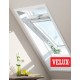 Ventana Velux giratoria GGU 0070 poliuretano blanco y vidrio laminado seguridad