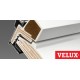 Ventana VELUX proyectante GPU 0068 poliuretano blanco con vidrio máximo aislamiento