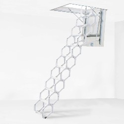 Escalera escamoteable tijera Maydisa modelo LX Lacada