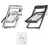 Ventana Velux giratoria GGL Integra® 207021 pintada blanca y vidrio laminado seguridad