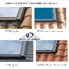 Ventana Velux proyectante GPU 0070 poliuretano blanco y vidrio laminado seguridad