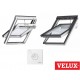 Ventana VELUX giratoria GGU Integra® 006821 poliuretano blanco y vidrio aislamiento térmico