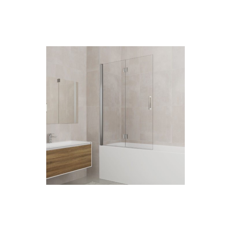 ➡️ Mampara de bañera 2 hojas plegables abatibles ➡️ Glass GME