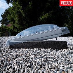 VELUX ventana eléctrica cubierta plana cúpula acrílica