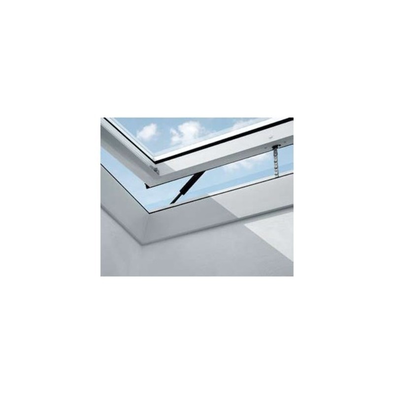 VELUX ventana eléctrica cubierta plana cúpula acrílica
